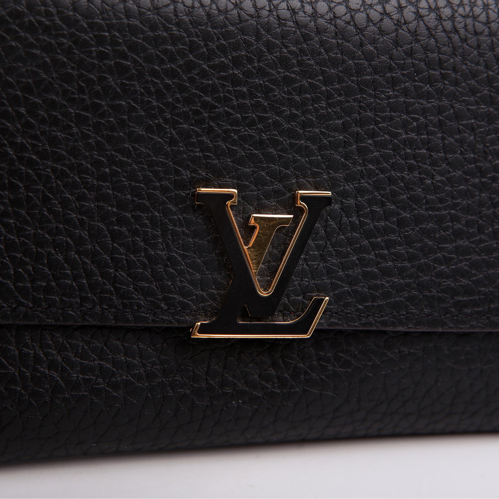 Capucines Wallet Compact Black