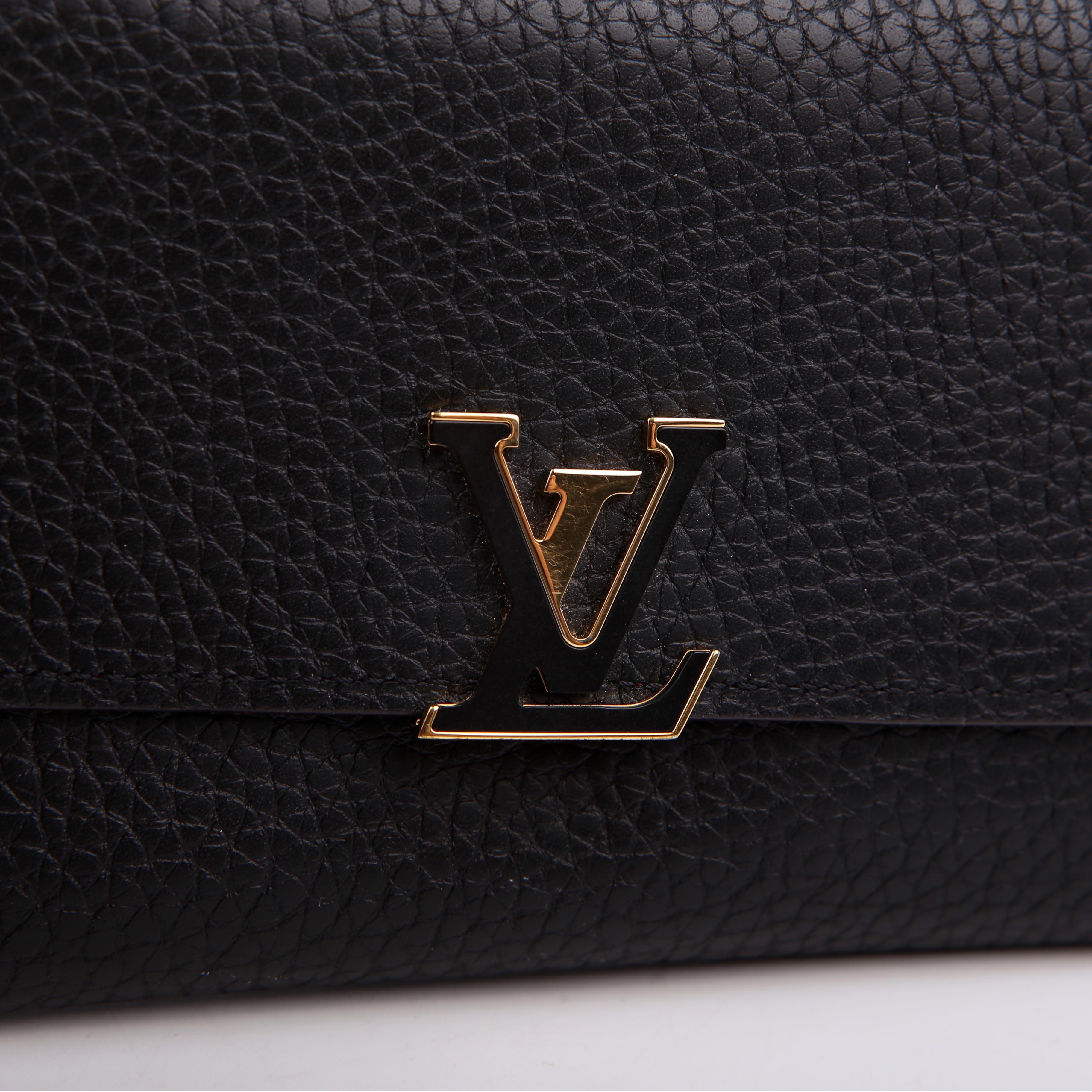 Capucines Wallet Compact Black