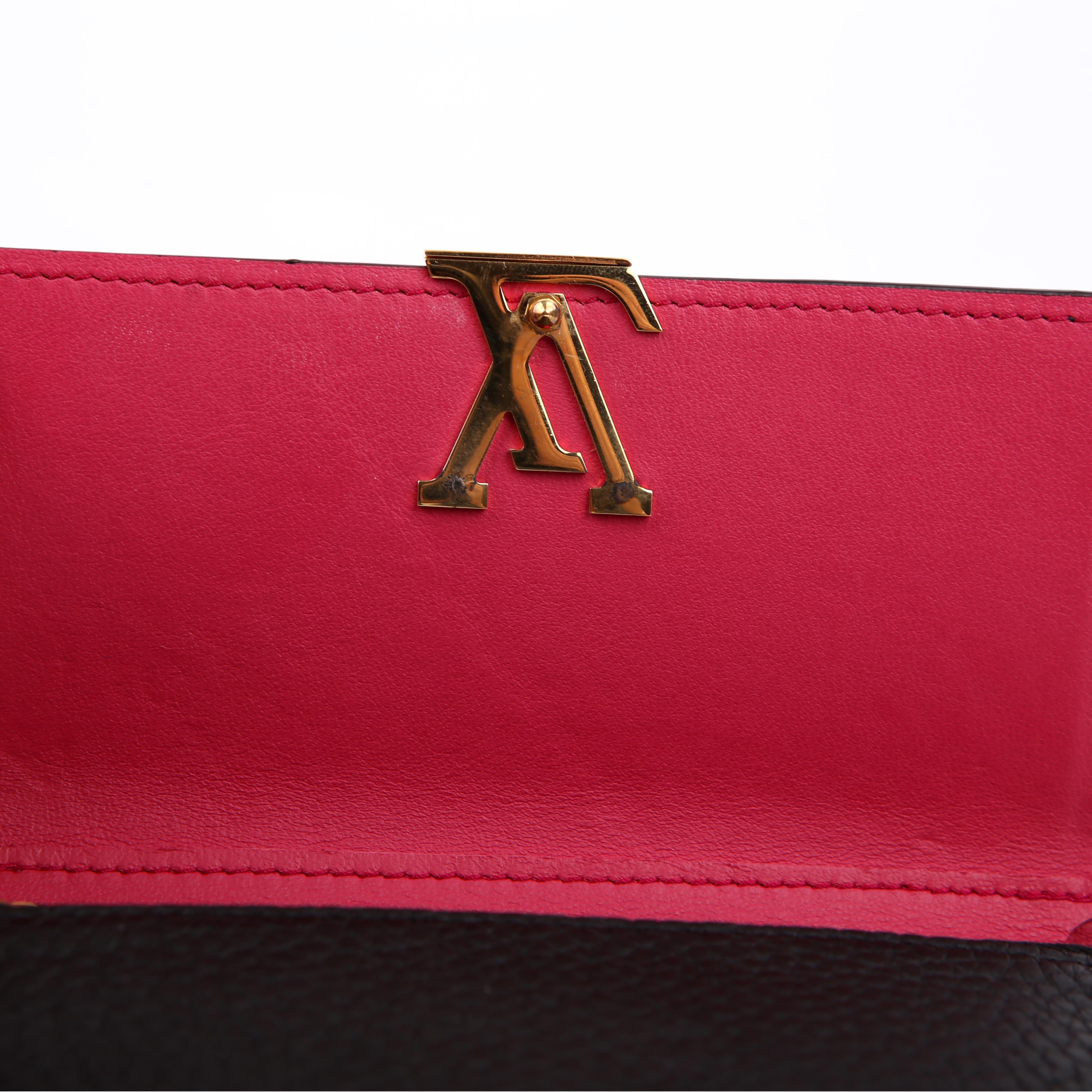 Capucines Wallet Compact Black
