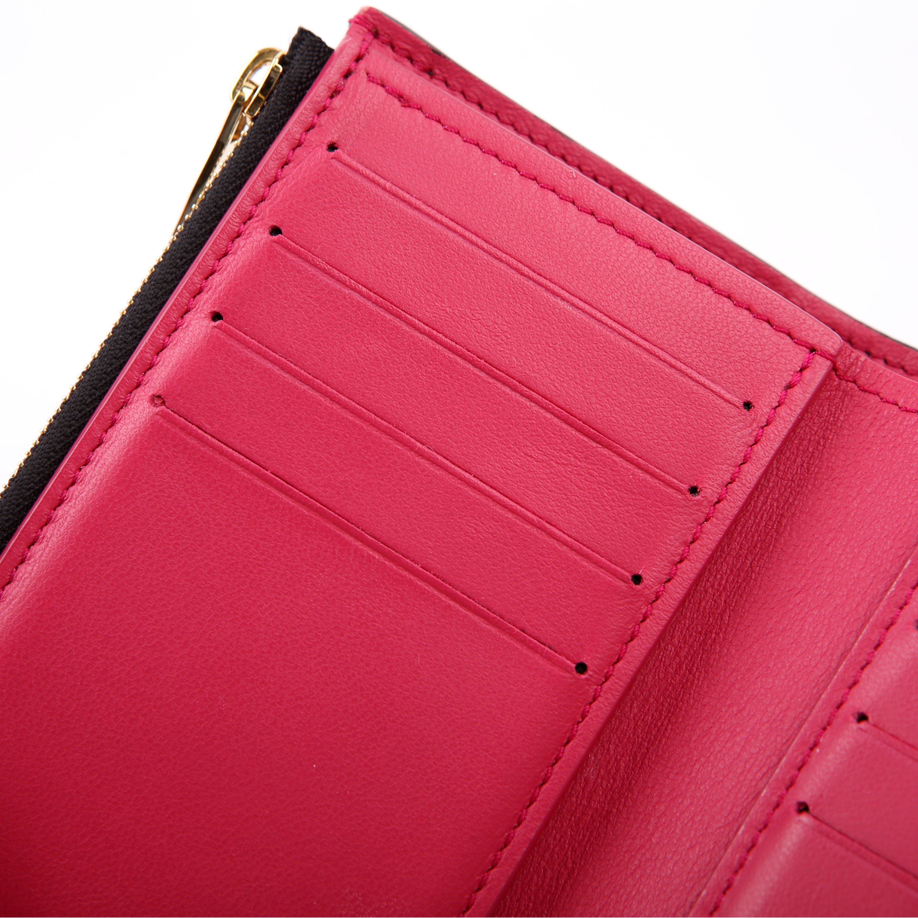 Capucines Wallet Compact Black