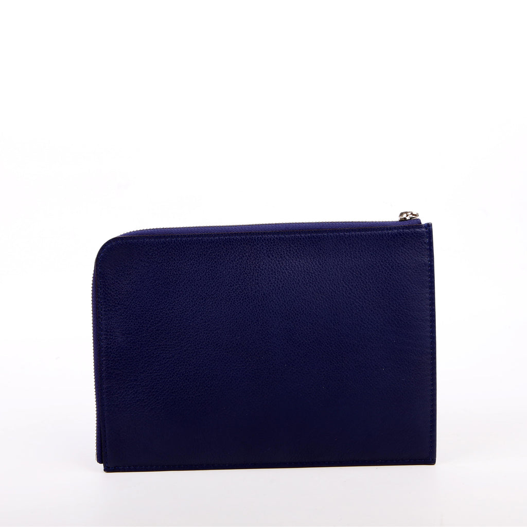 Pochette Jour PM Taurillon Blue
