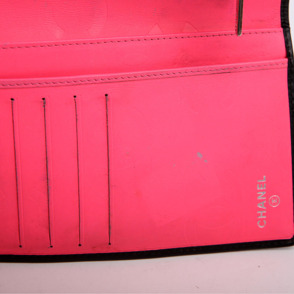 Cambon Ligne Long Wallet Black