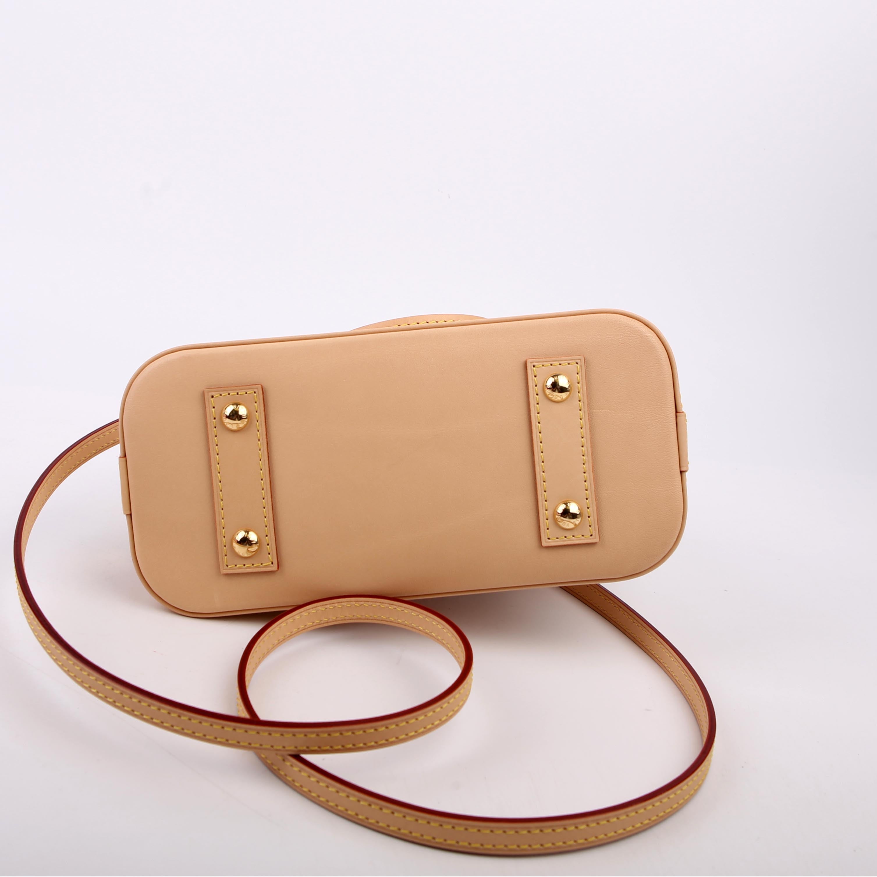 LV X TM Alma BB Cerises Monogram White