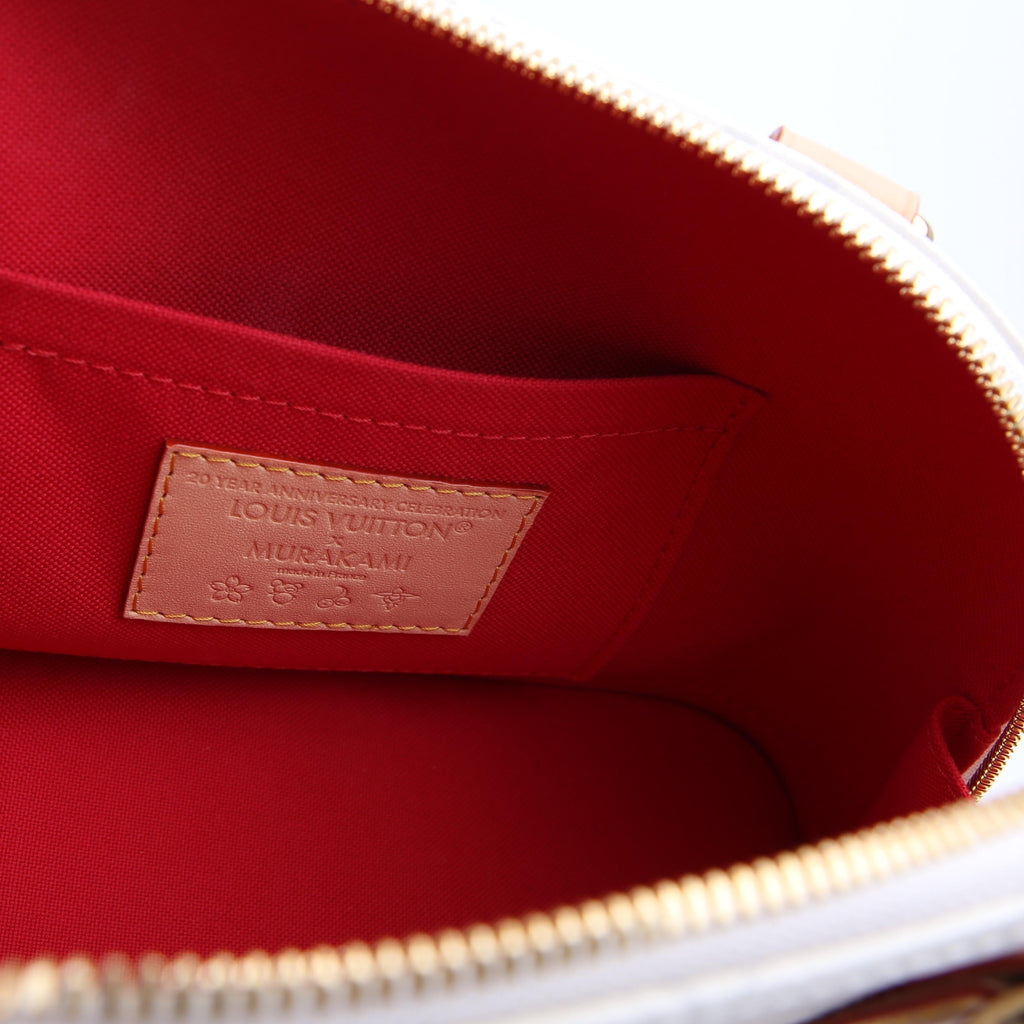 LV X TM Alma BB Cerises Monogram White