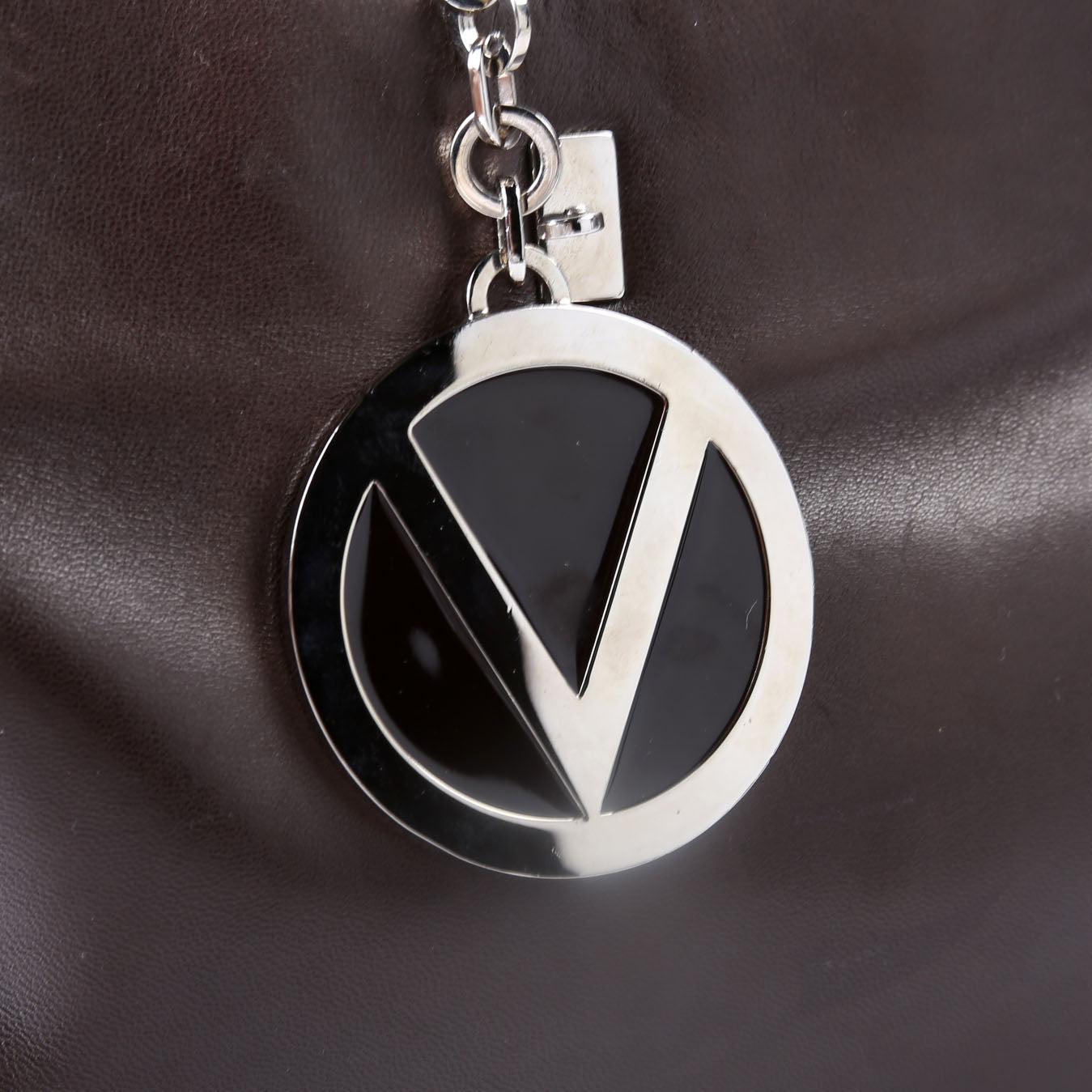 V Mini Leather Shoulder