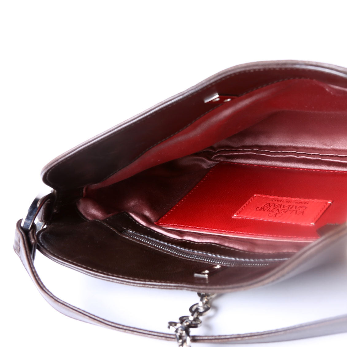 V Mini Leather Shoulder