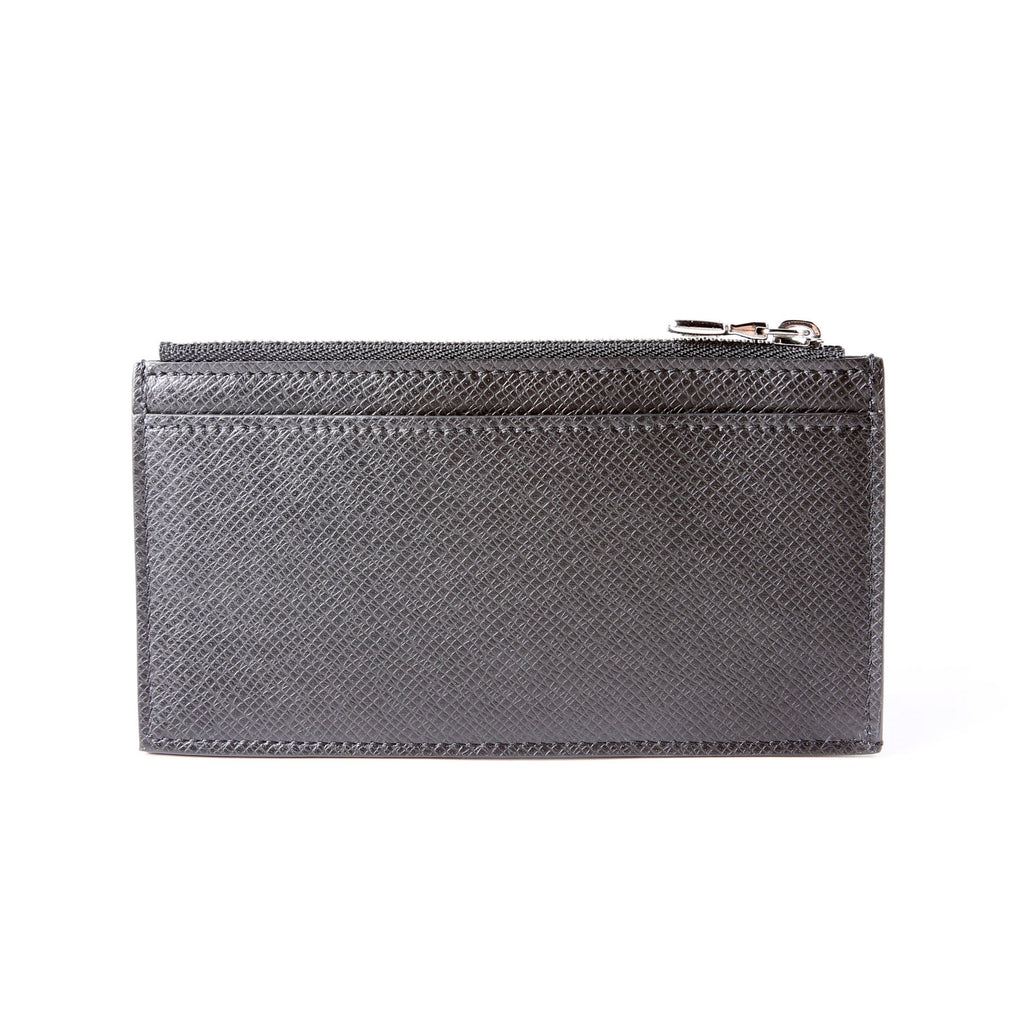 Porte Cartes Zip Taiga Black