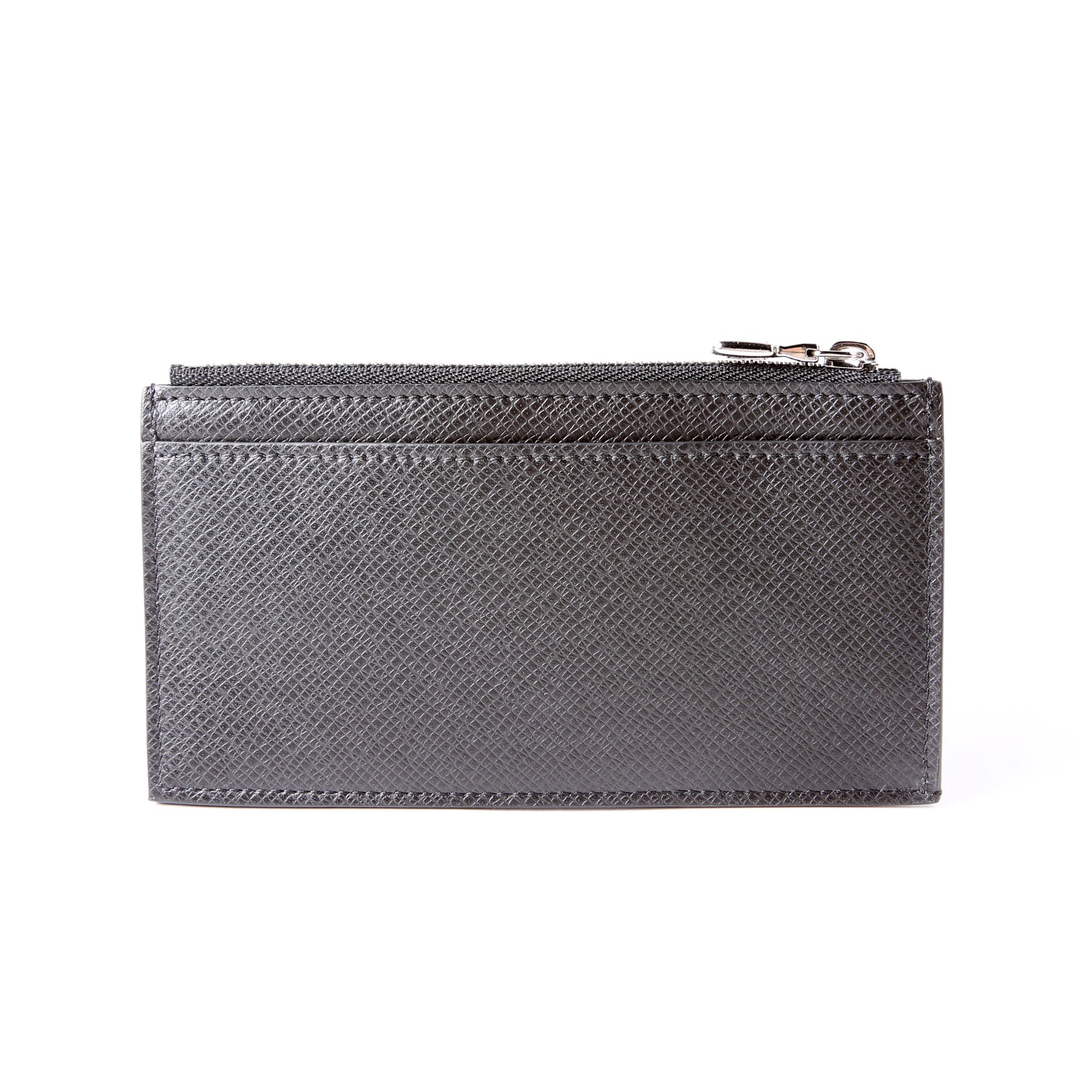 Porte Cartes Zip Taiga Black