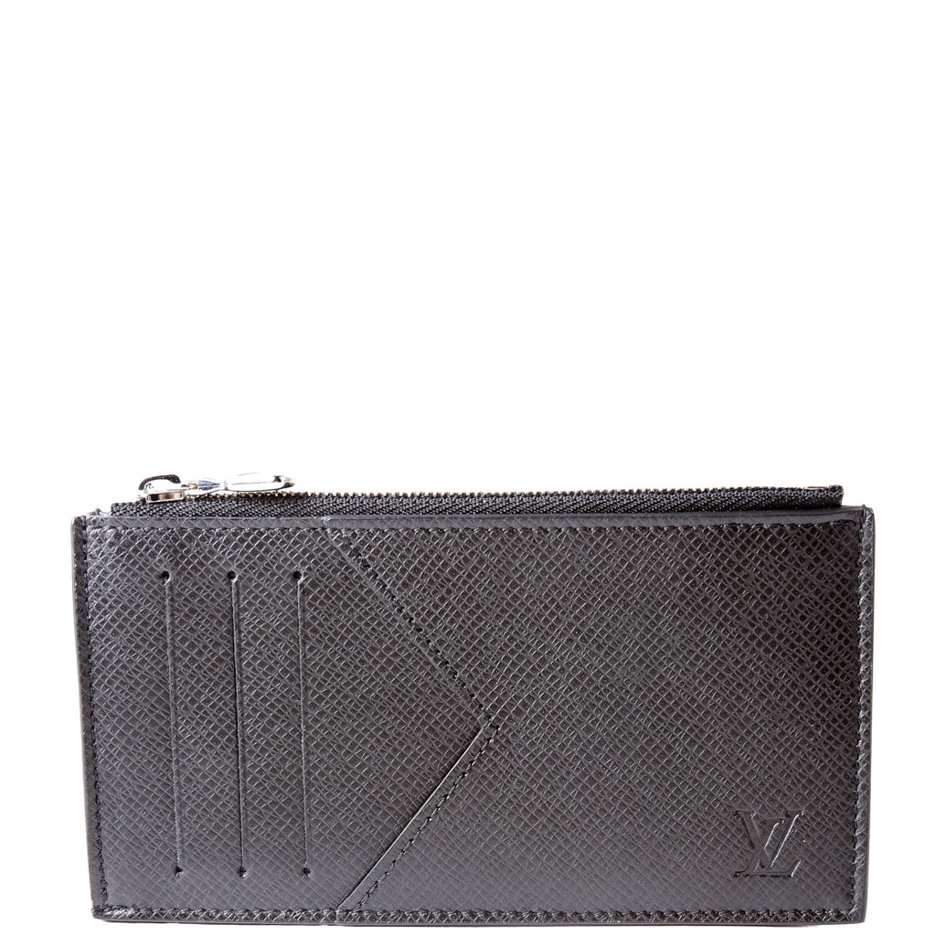 Porte Cartes Zip Taiga Black