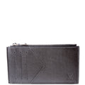 Porte Cartes Zip Taiga Black