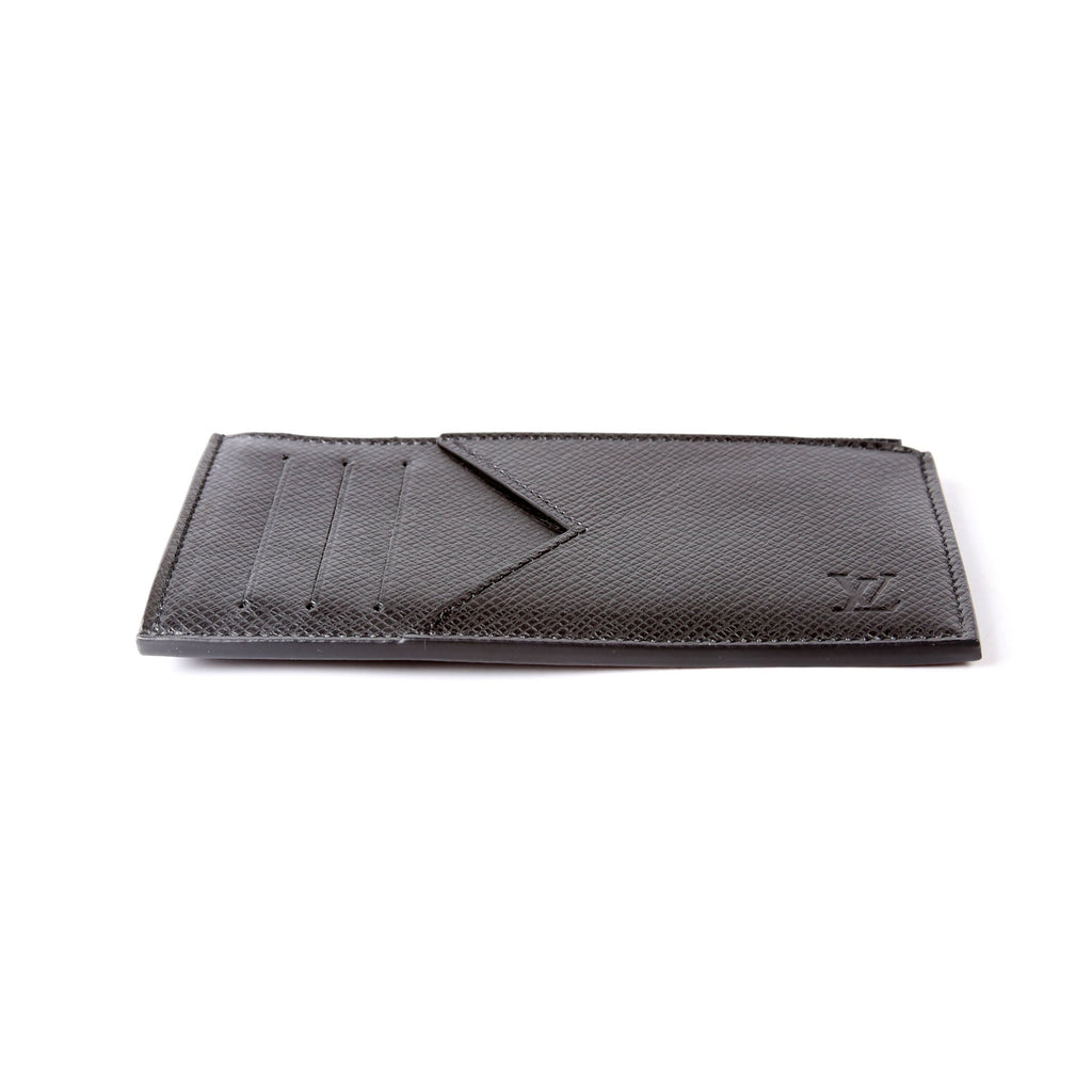 Porte Cartes Zip Taiga Black