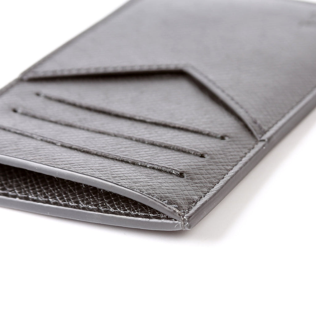 Porte Cartes Zip Taiga Black