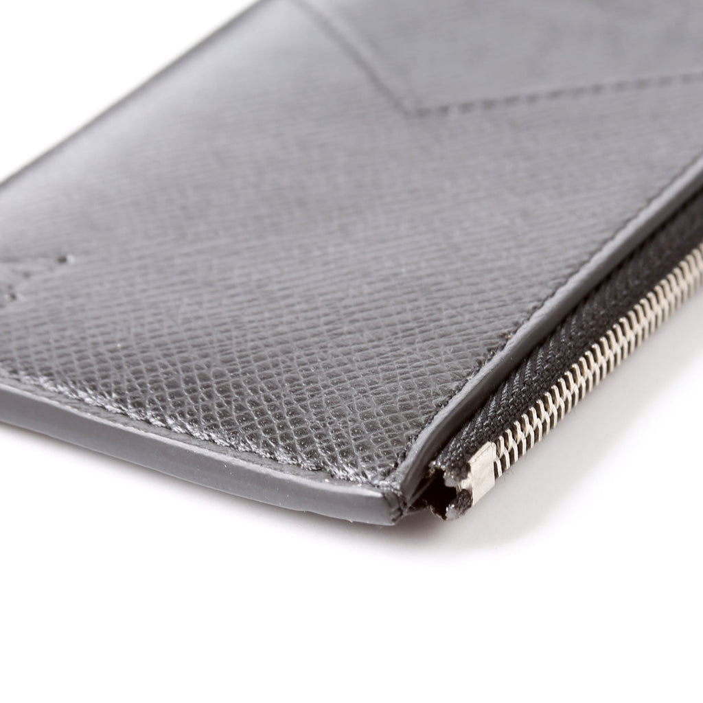 Porte Cartes Zip Taiga Black