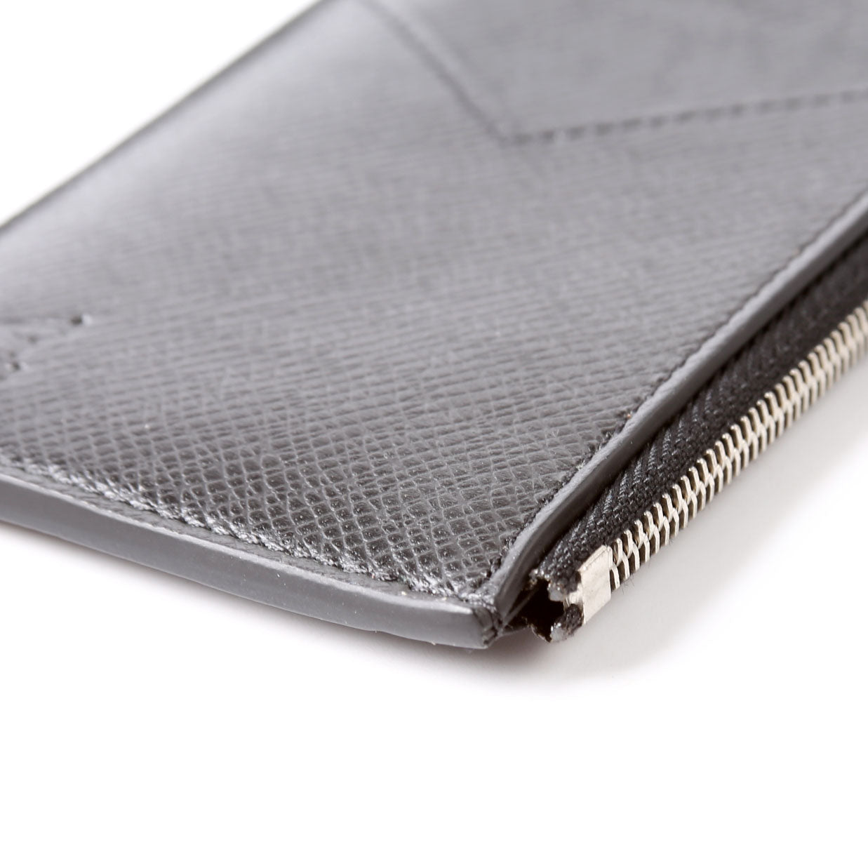 Porte Cartes Zip Taiga Black