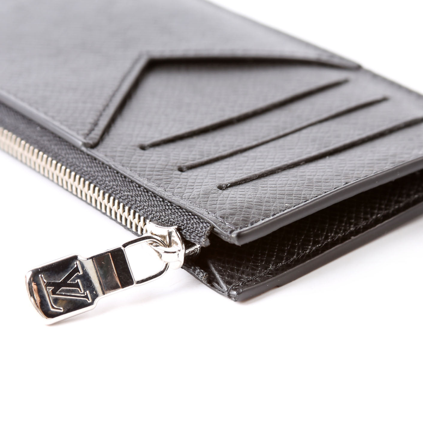Porte Cartes Zip Taiga Black