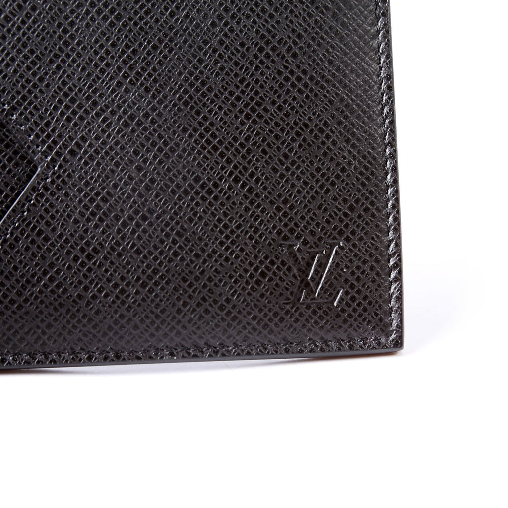 Porte Cartes Zip Taiga Black