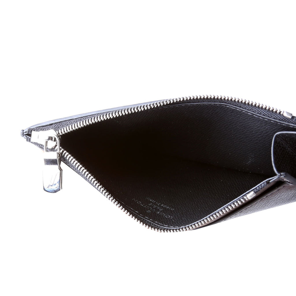 Porte Cartes Zip Taiga Black