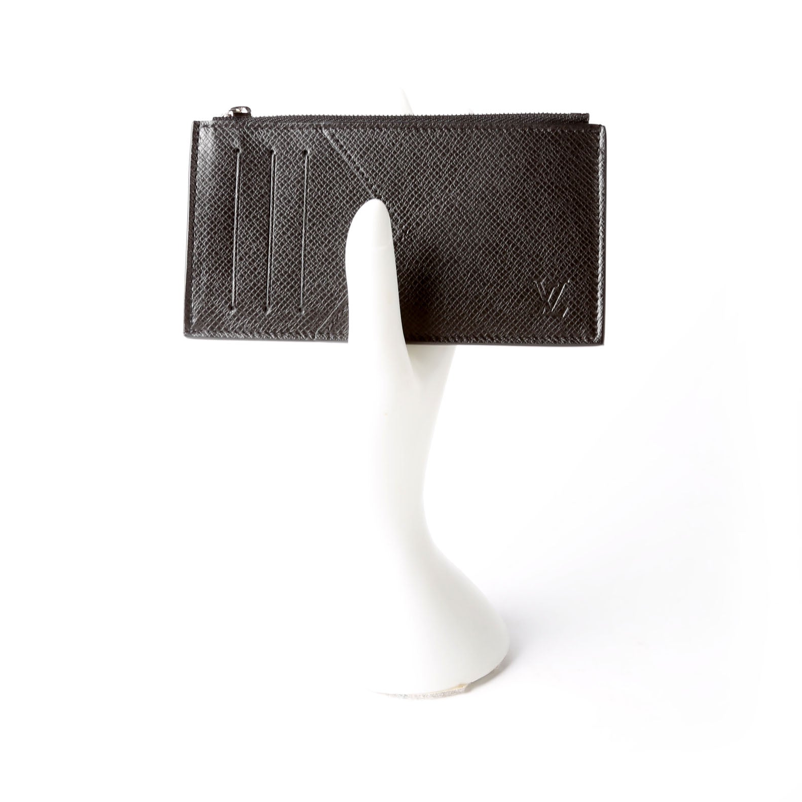 Porte Cartes Zip Taiga Black