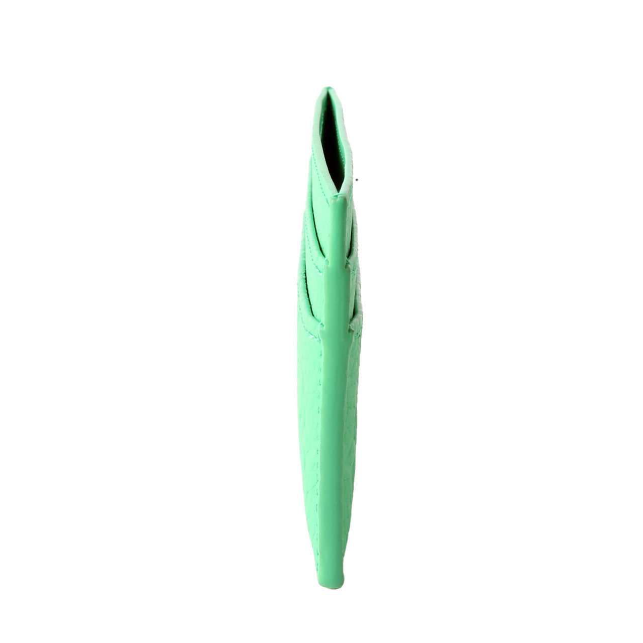 Double Card Holder Taurillon Green