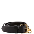 30MM Calfskin Adjustable Shoulder Strap Black