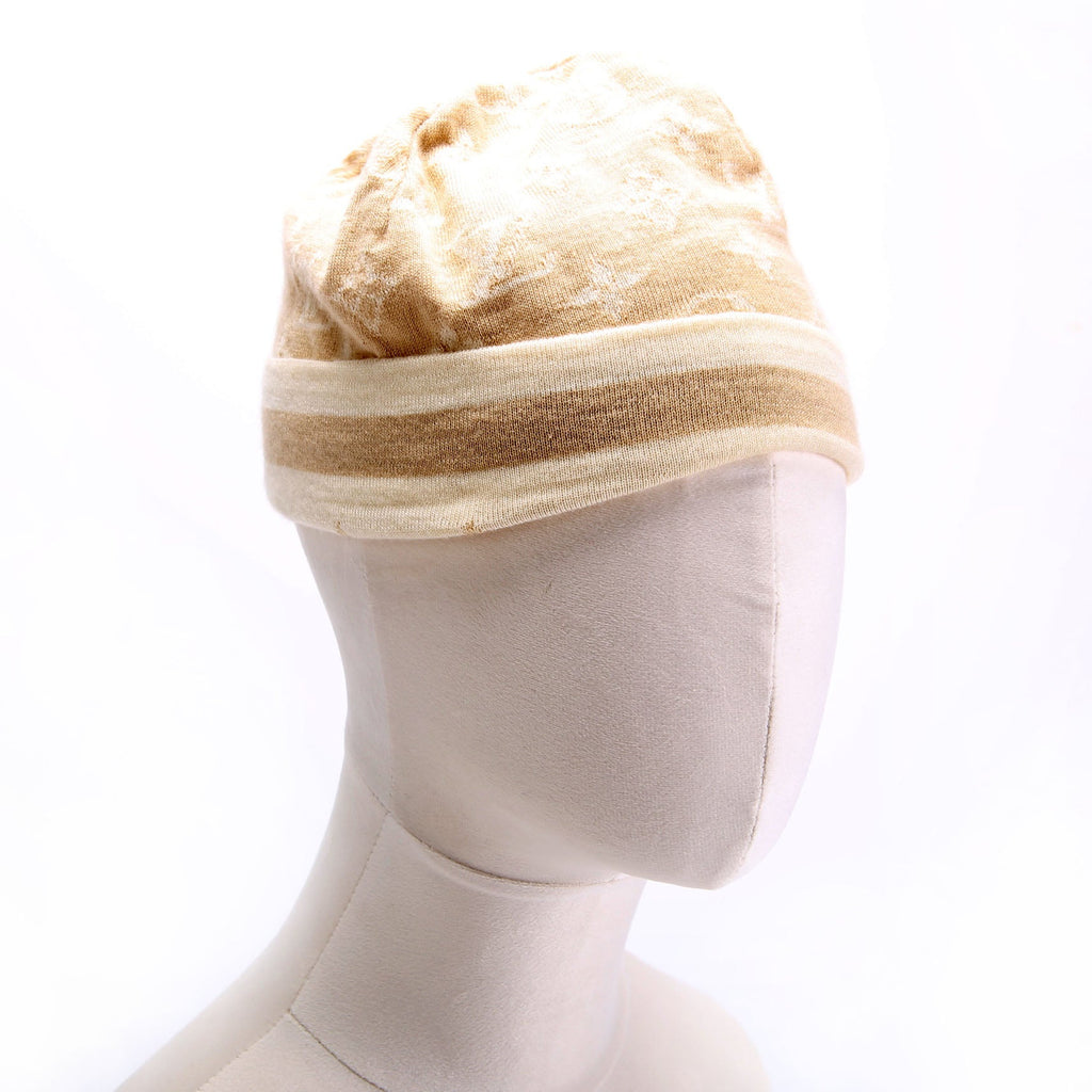 LV Monogram Cashmere/Silk Beanie Hat Tan