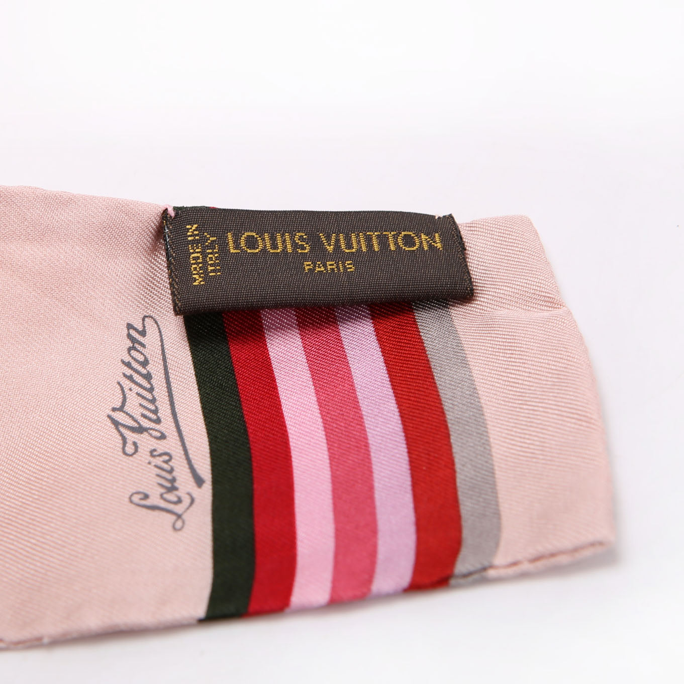 Papillon Butterfly Silk Bandeau Scarf Pink/Multicolor