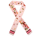 Papillon Butterfly Silk Bandeau Scarf Pink/Multicolor