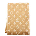 LV Monogram Cashmere/Silk Scarf Tan