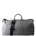 Keepall 50 Shadow Monogram Bandouliere Gray/Black
