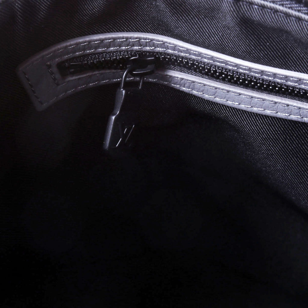 Keepall 50 Shadow Monogram Bandouliere Gray/Black