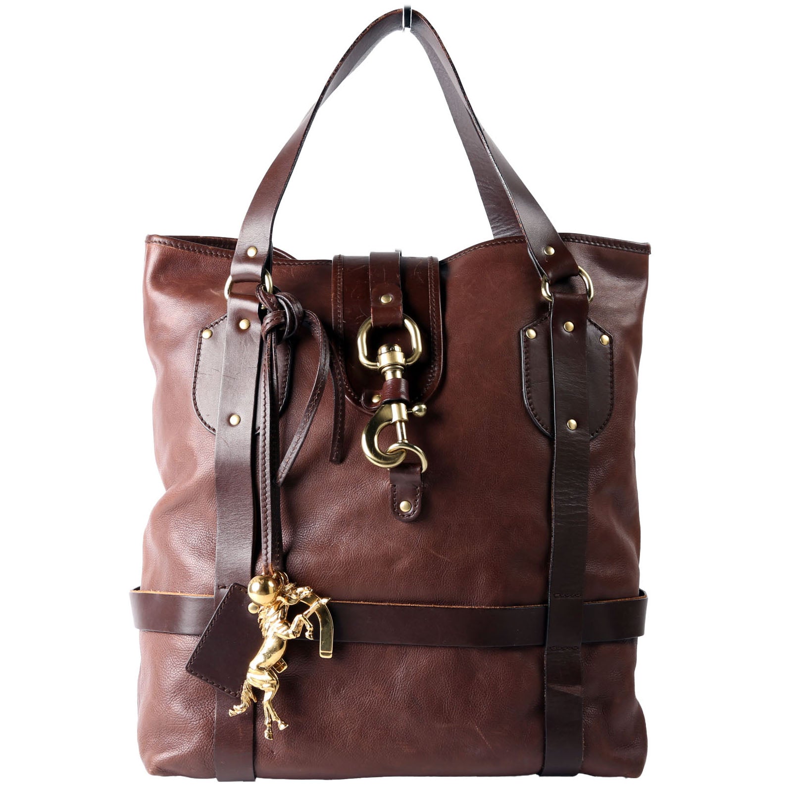 Kerala Large Tote Leather Brown