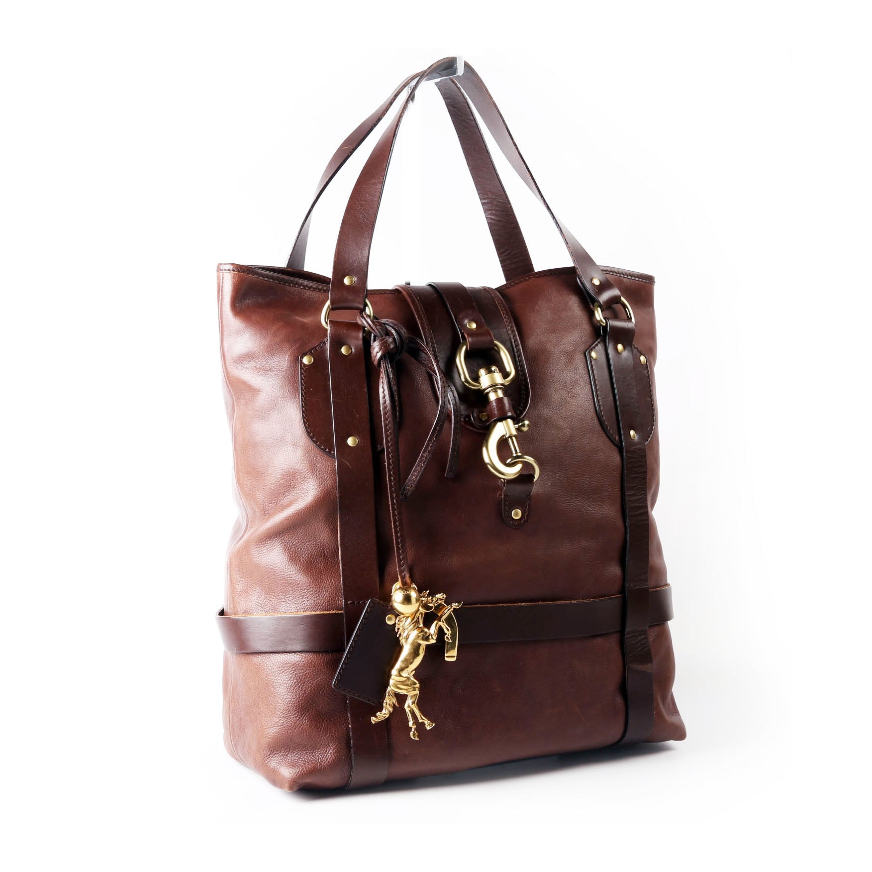 Kerala Large Tote Leather Brown