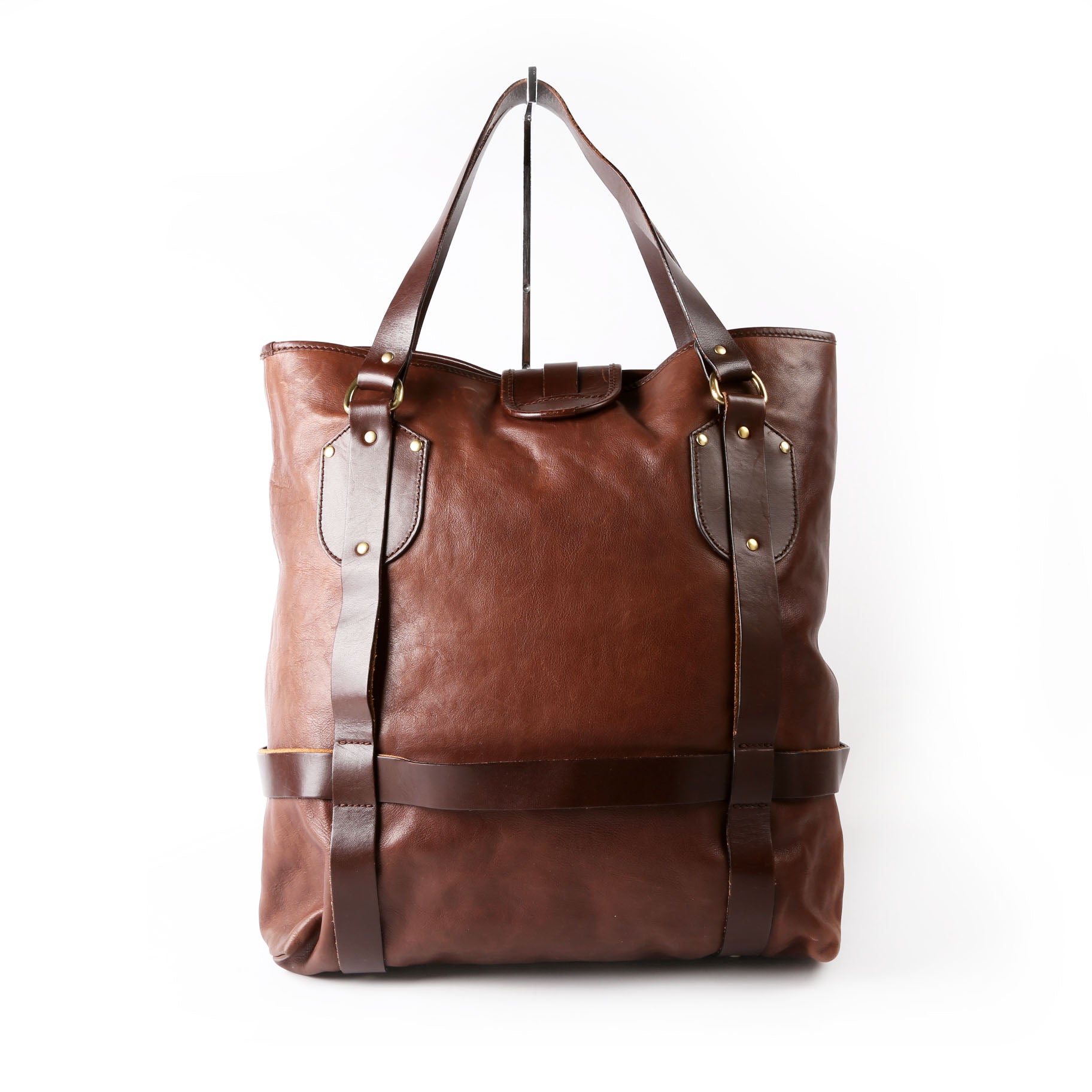 Kerala Large Tote Leather Brown