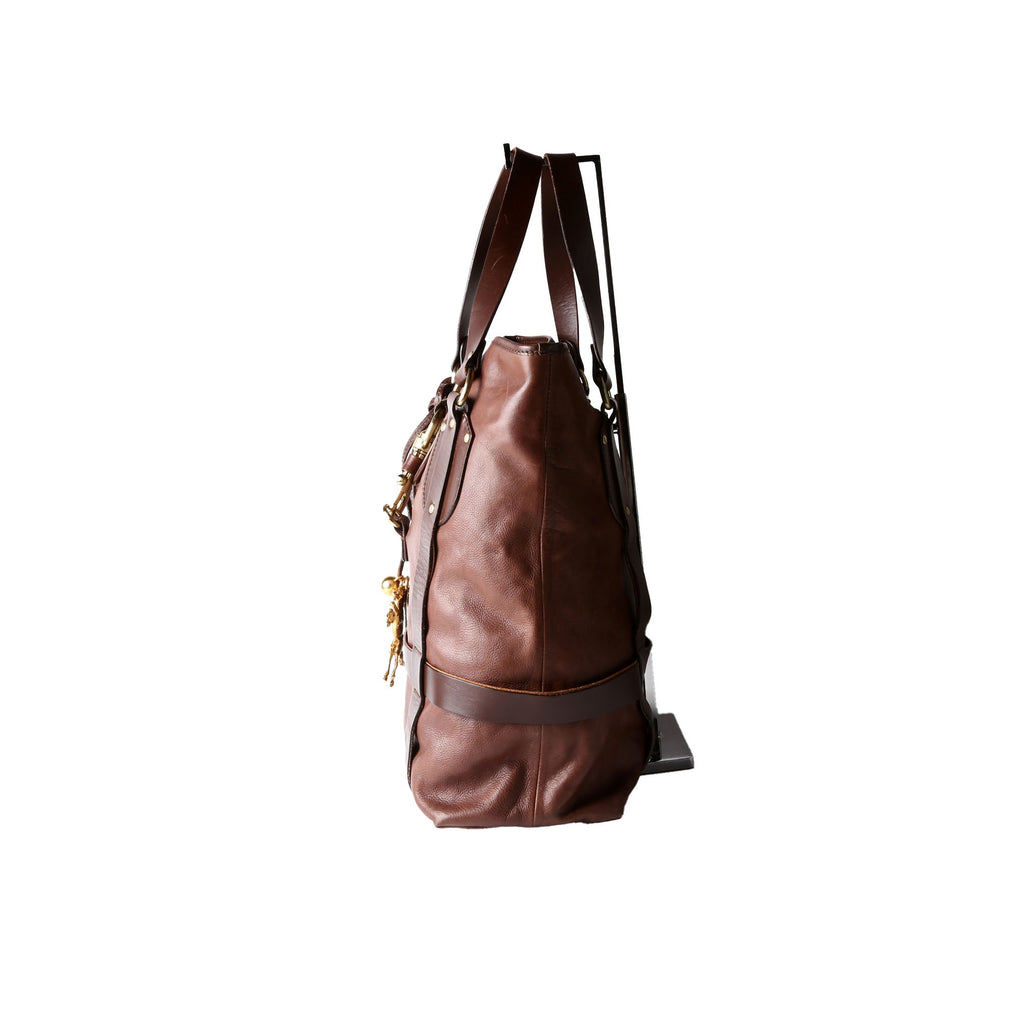 Kerala Large Tote Leather Brown