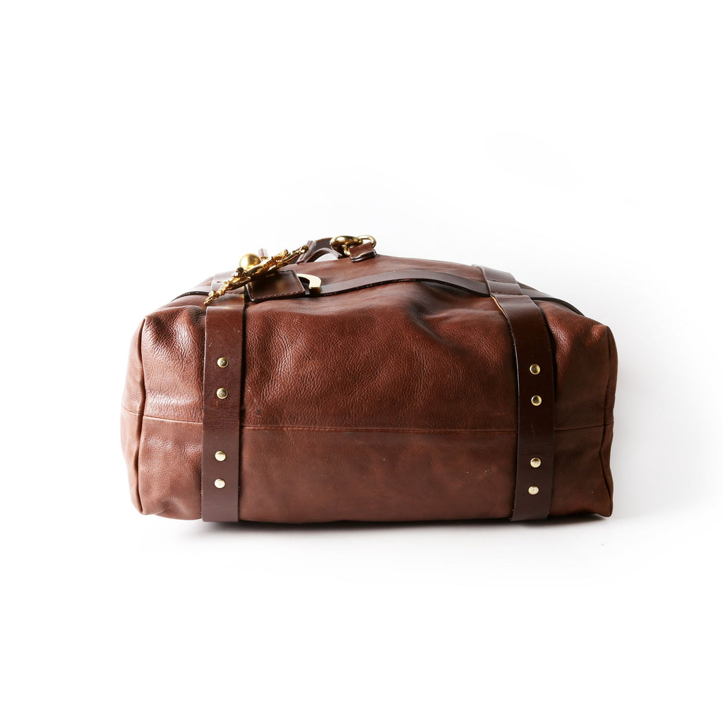 Kerala Large Tote Leather Brown