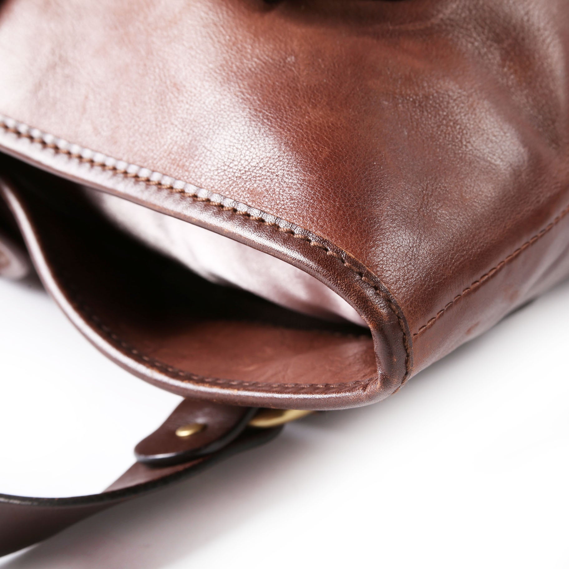 Kerala Large Tote Leather Brown
