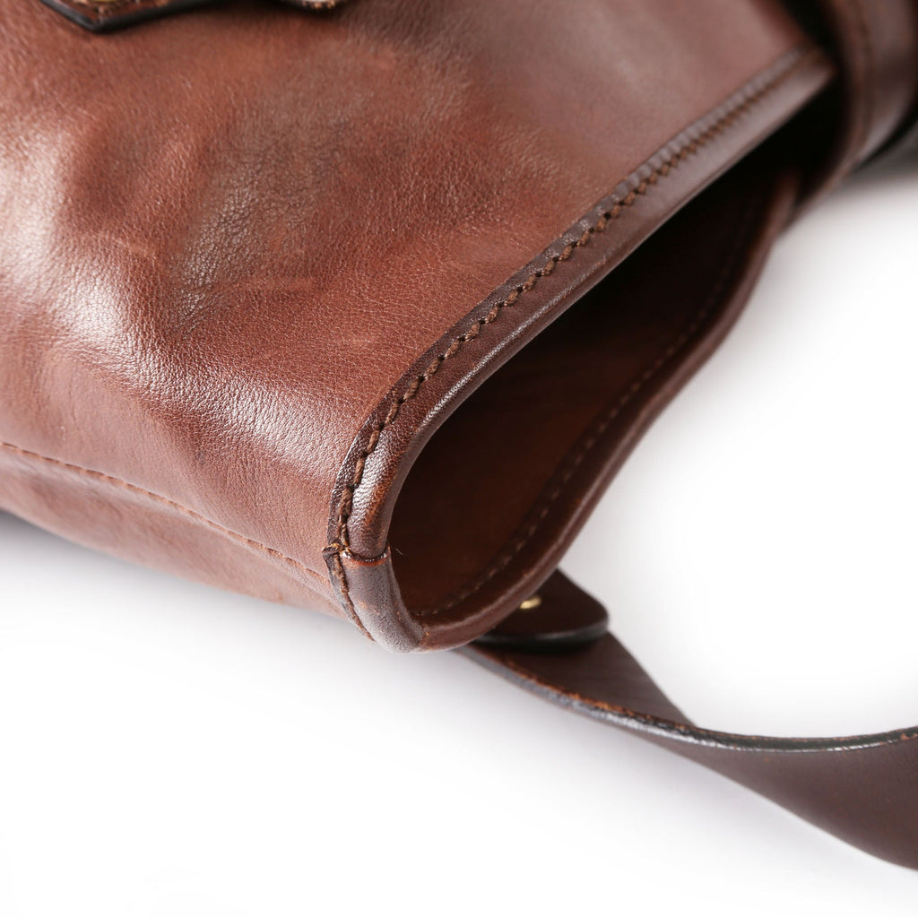 Kerala Large Tote Leather Brown