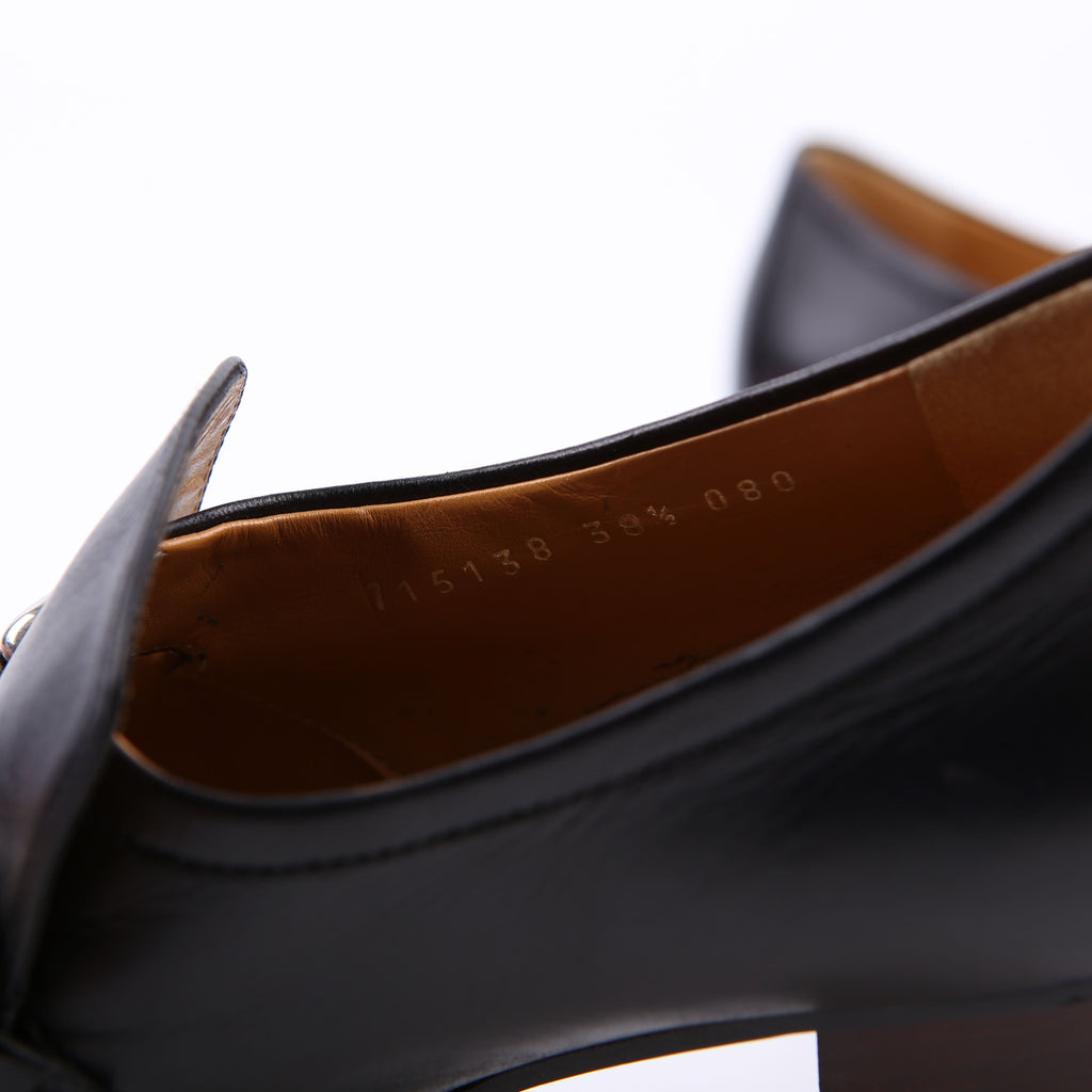 Gucci Horsebit Platform Loafers Size 38.5 Black