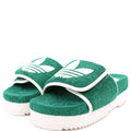 Gucci X Adidas GG Terry Slides Size 38 Green