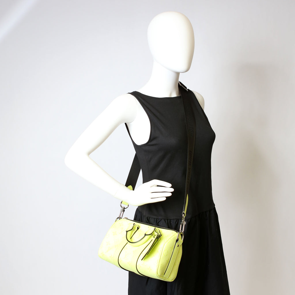 Keepall 25 Bandouliere Taigarama Yellow