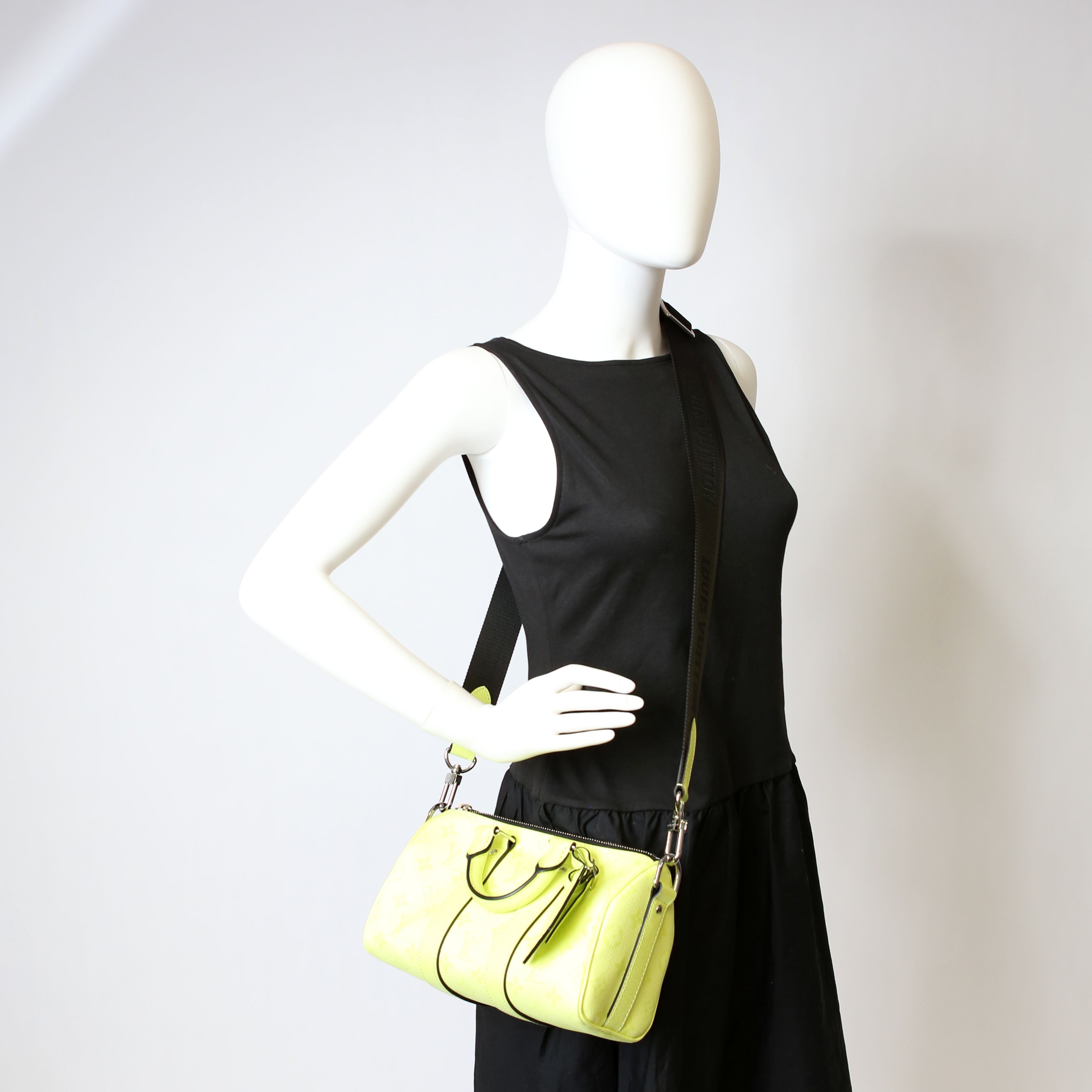 Keepall 25 Bandouliere Taigarama Yellow
