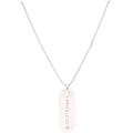 "Priceless" Charm Necklace 925/Diamond