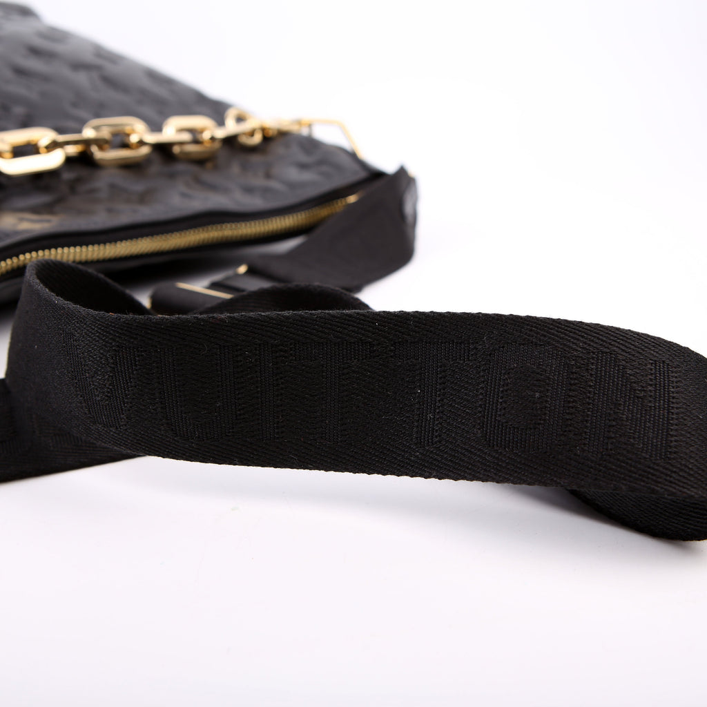 Coussin Hobo MM Empreinte Black