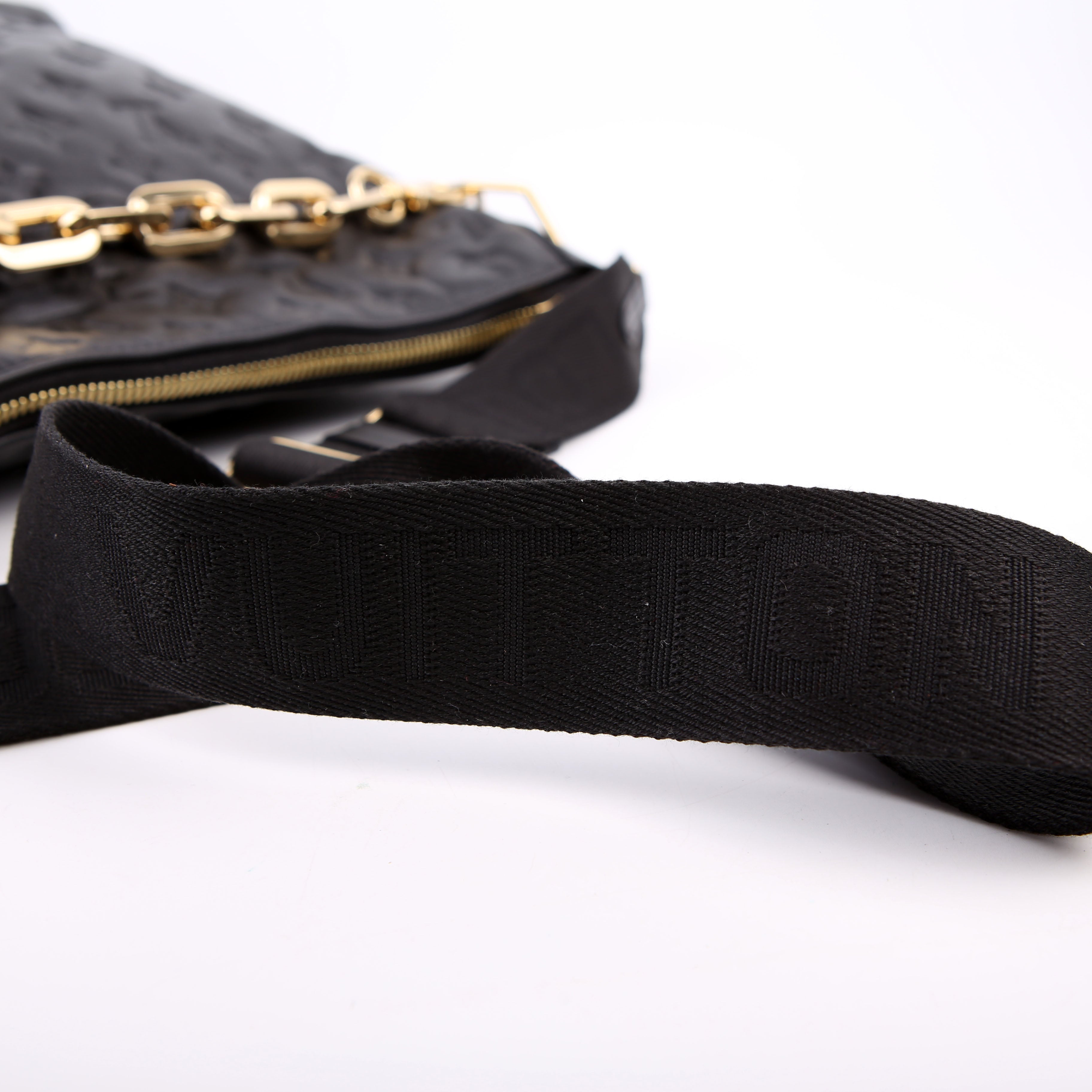 Coussin Hobo MM Empreinte Black