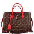 Flower Tote Monogram Red