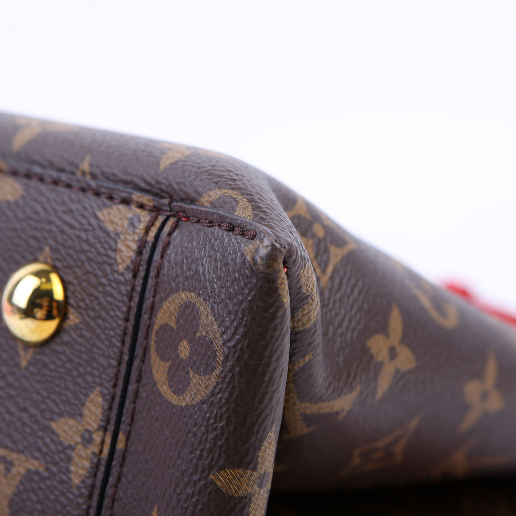 Flower Tote Monogram Red