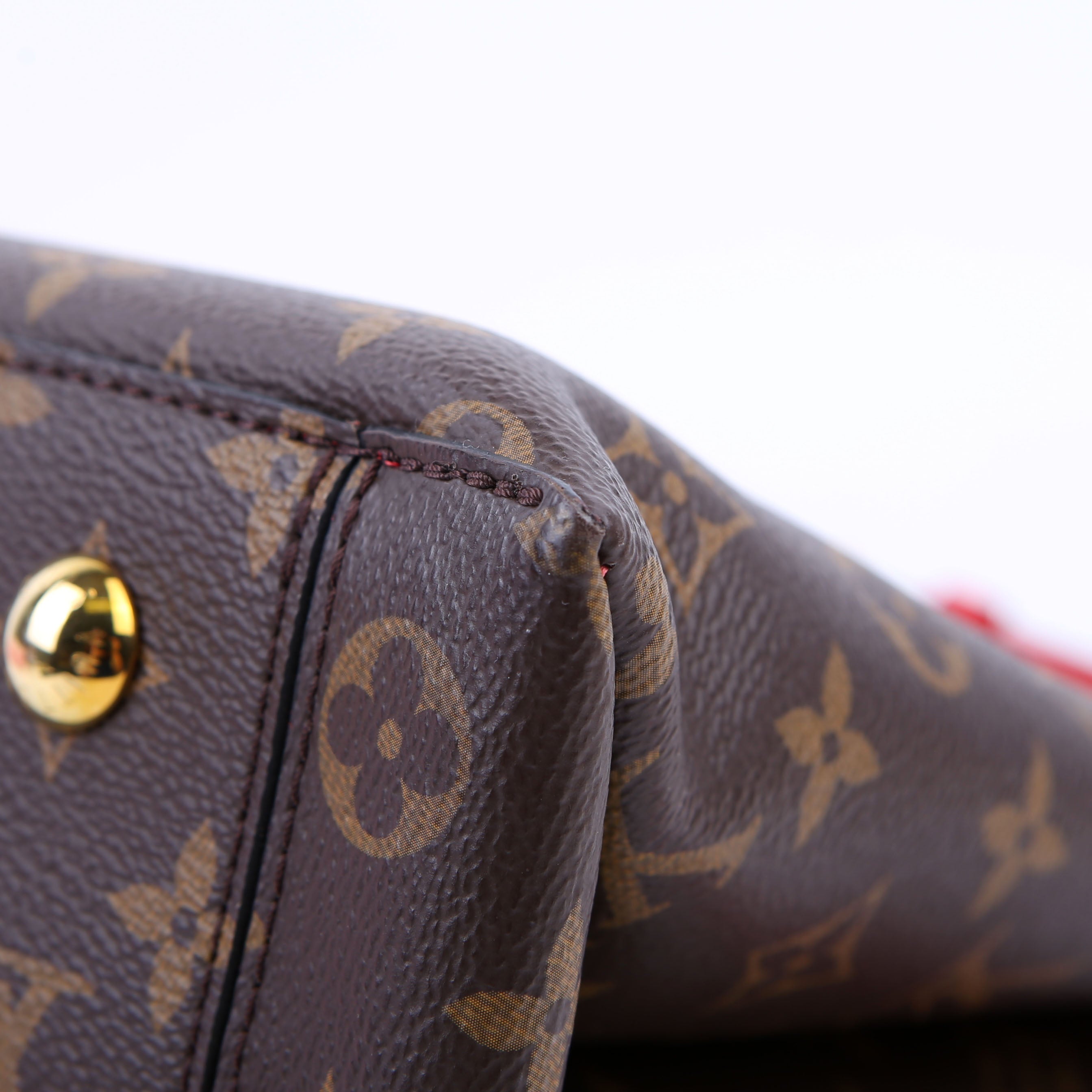 Flower Tote Monogram Red