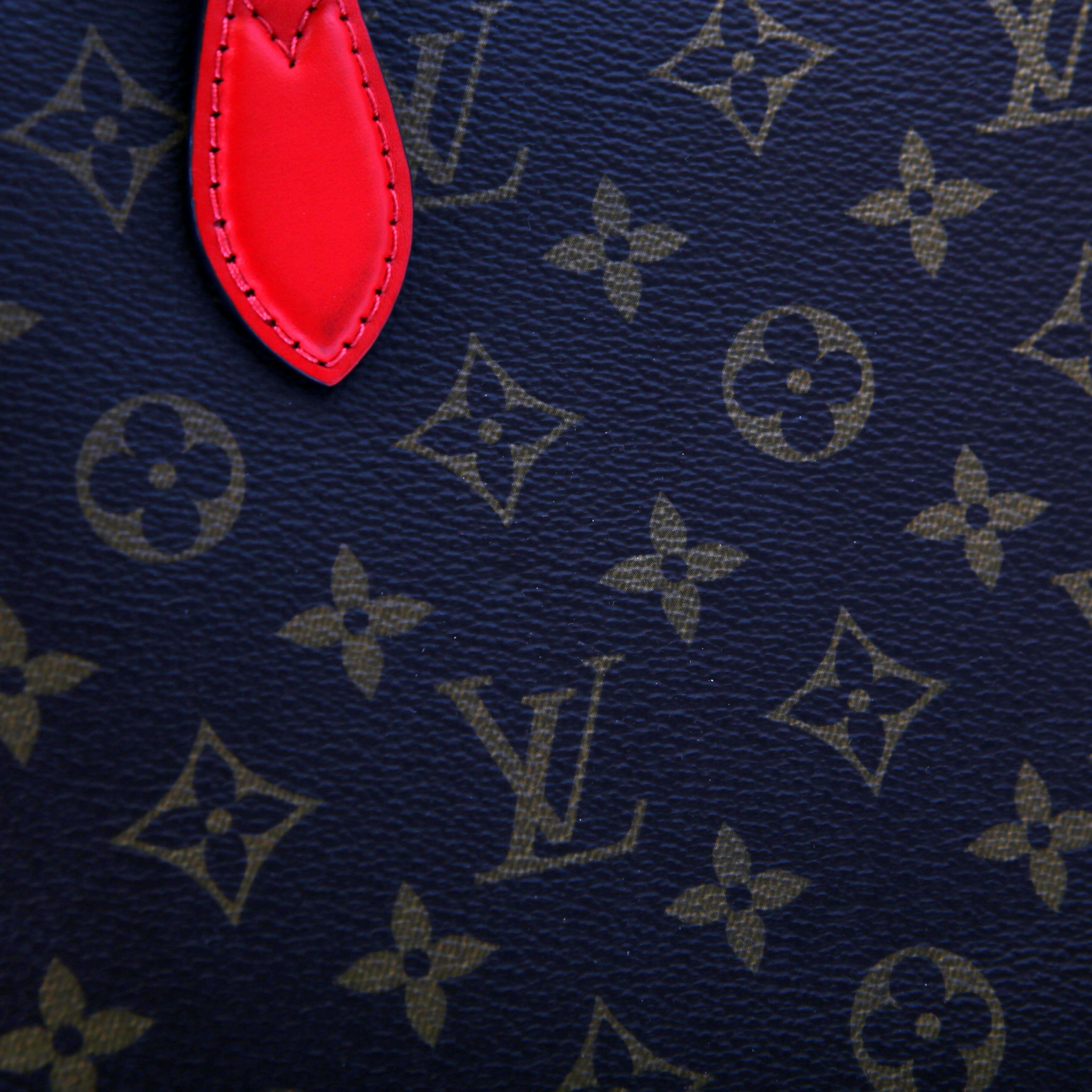 Flower Tote Monogram Red