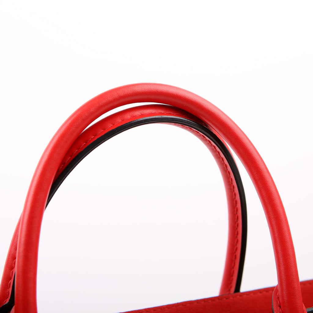 Flower Tote Monogram Red