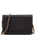 WOC Timeless CC Caviar Black/Gold
